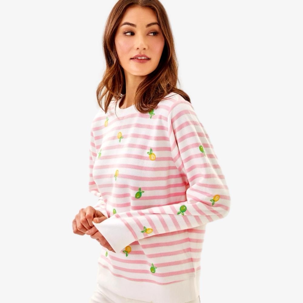 NWT Lilly Pulitzer Ballad Golf Sweatshirt 100% Cotton XXL